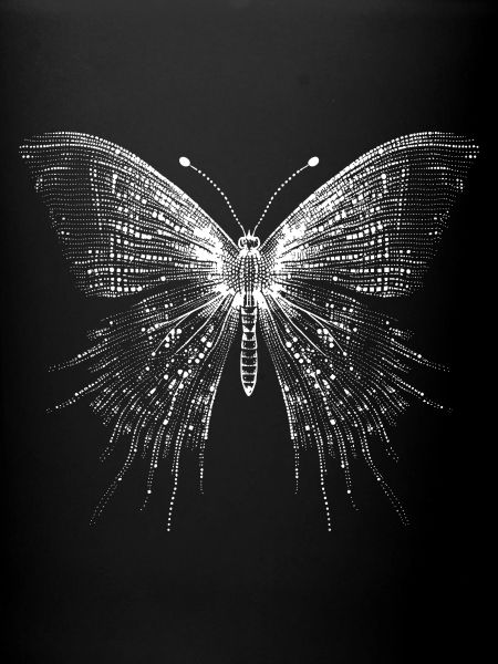 Papillon en code Ascii