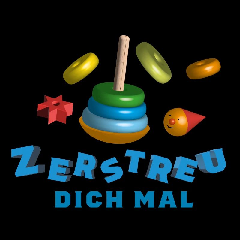 Stehaufmännchen „Zerstreu dich mal"
