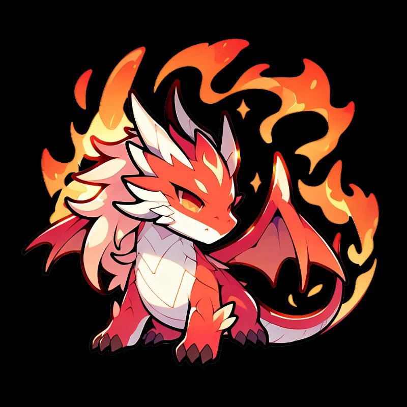 Cute Fire Dragon