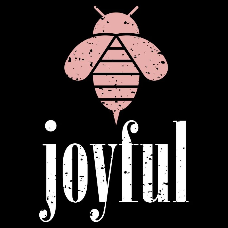 Abeille rose Abeille joyeuse Soyez joyeuse