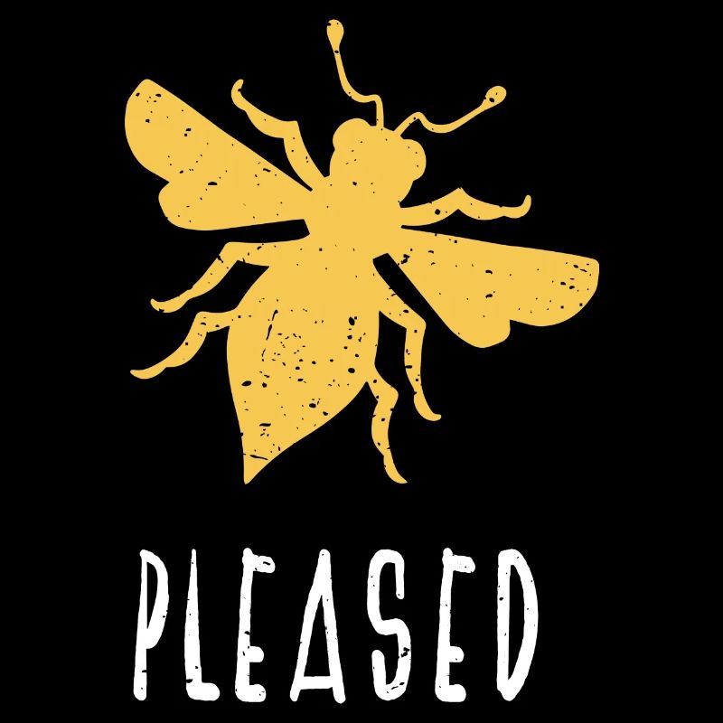 yellow bee pleased bee be pleased