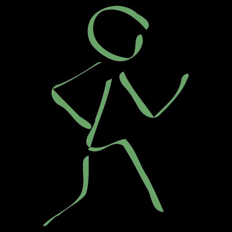 Running man rennender Mann Geschenkidee