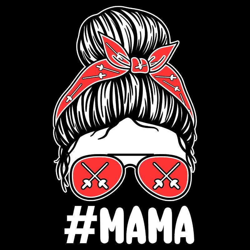 Fechter Mama Mutter Fechten