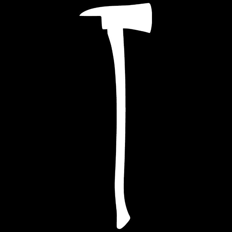 Axt Silhouette Blanche