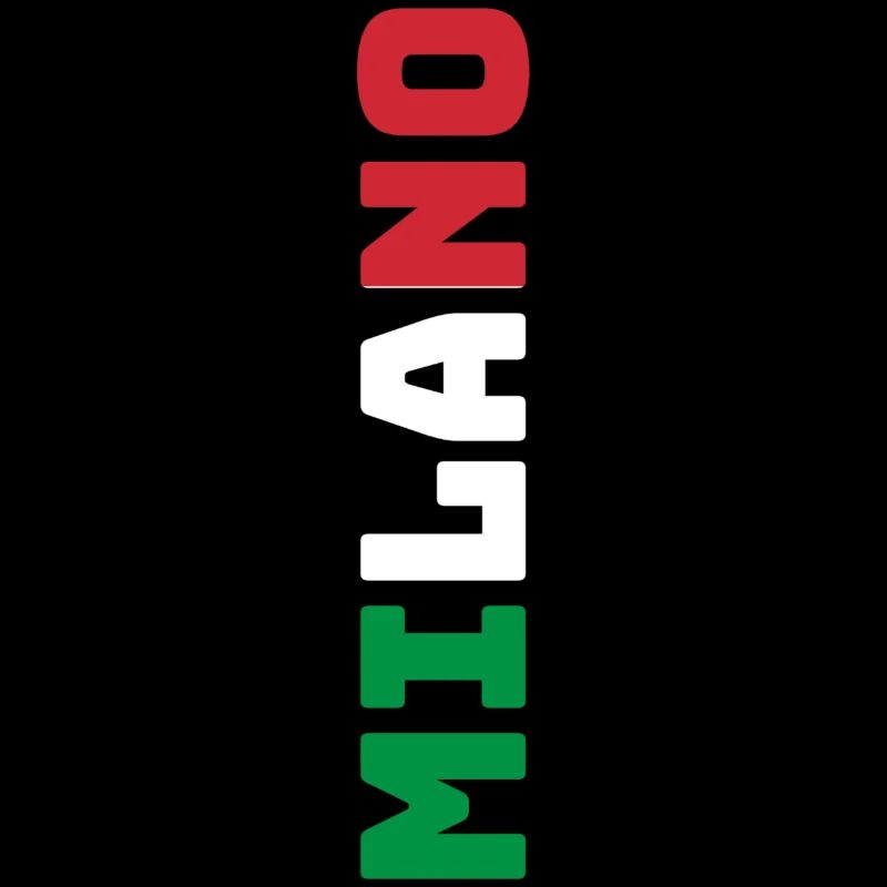 Milano Italie Drapeau Couleurs