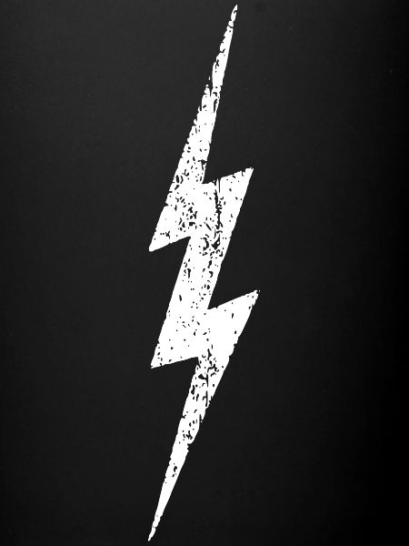 Blitz - Lightning Bolt - distressed