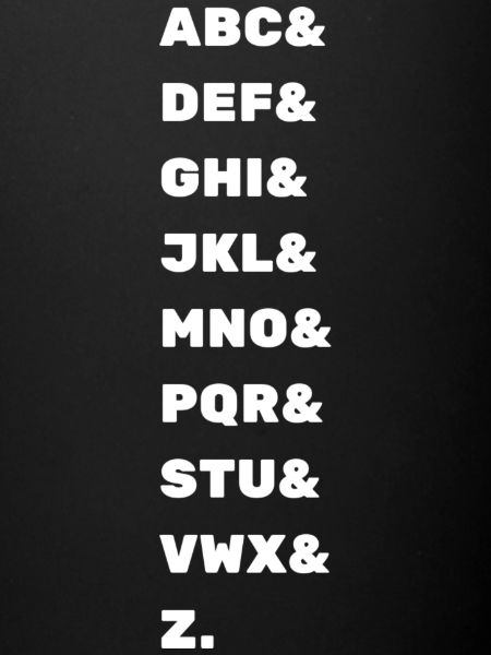 Letras alfabet