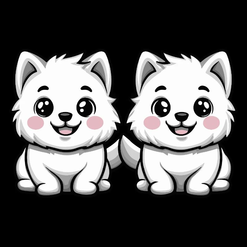 Bande dessinée Samoyède Dog