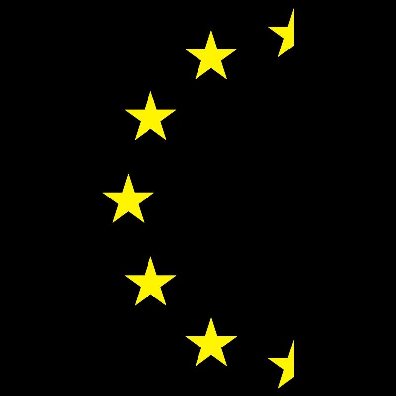 La moitié du drapeau de l’Europe
