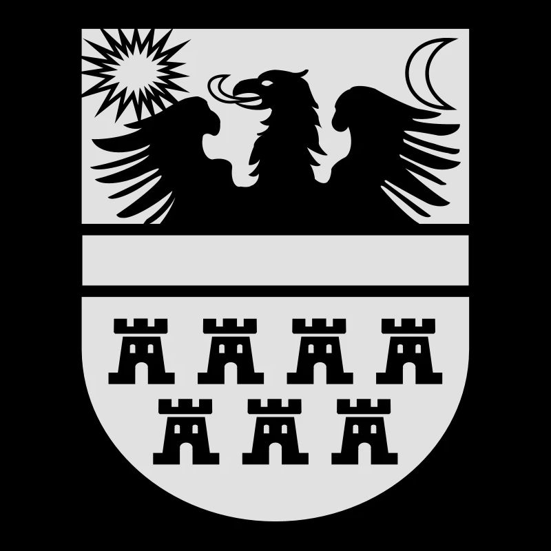 Wappen Siebenbürgen zweifarbig