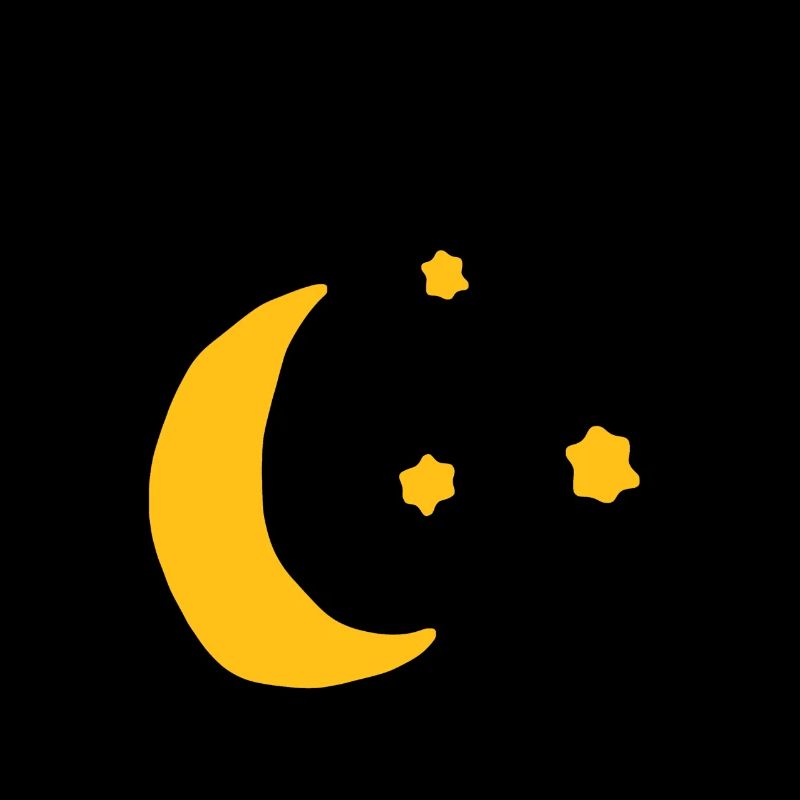 Lune et étoiles