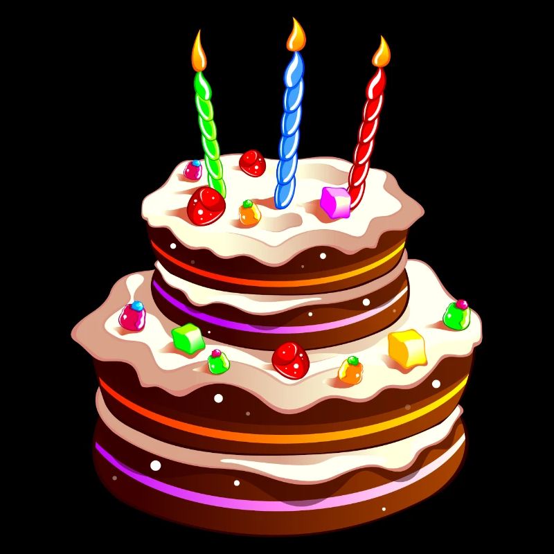 gros gâteau anniversaire