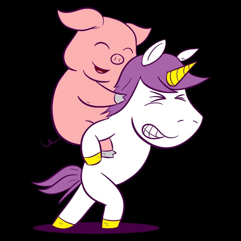 Schwein Schweinchen Einhorn