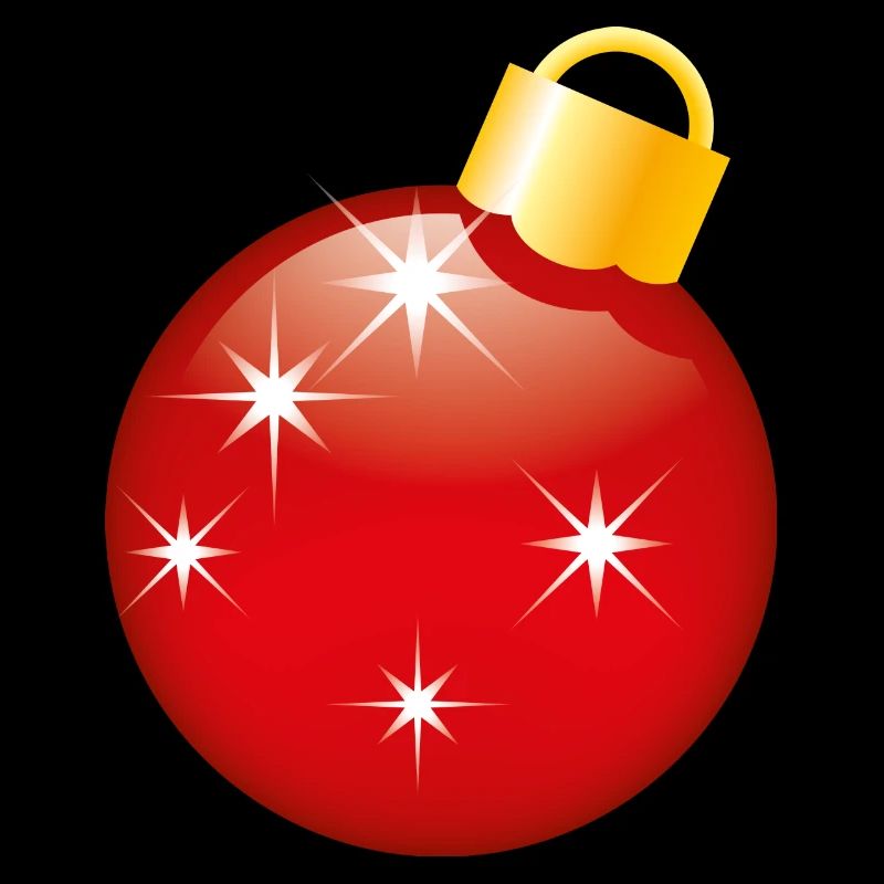 Smiley Christmas bauble