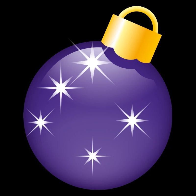Smiley Christmas bauble