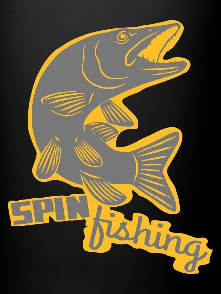 Spin fishing pike