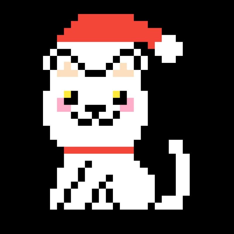8-BIT CHRISTMAS CAT