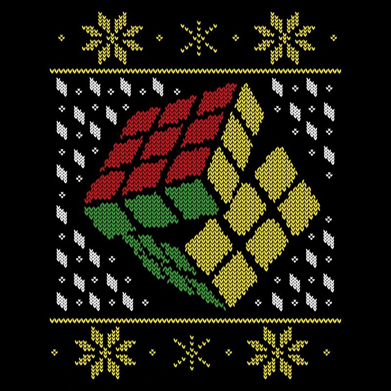 Rubik's Cube Pull Moche De Noël