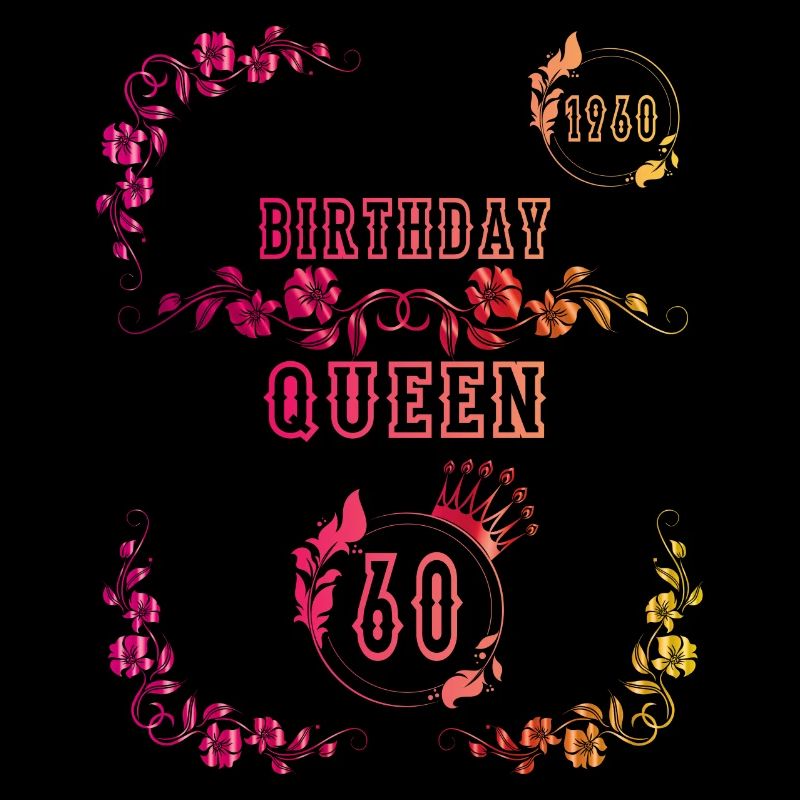 Geschenkidee 60 Geburtstag Birthday Queen Geschenk