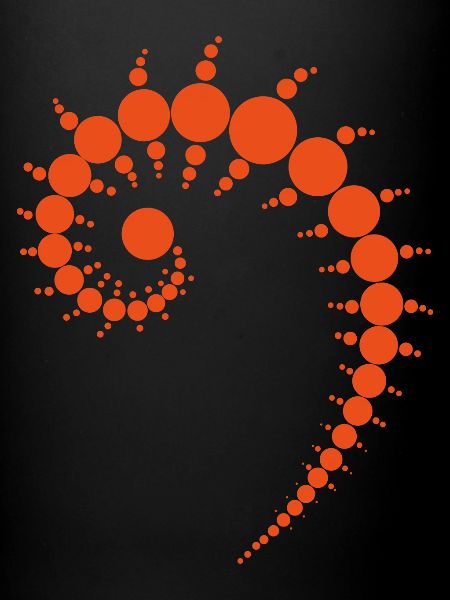 Crop circle Orange