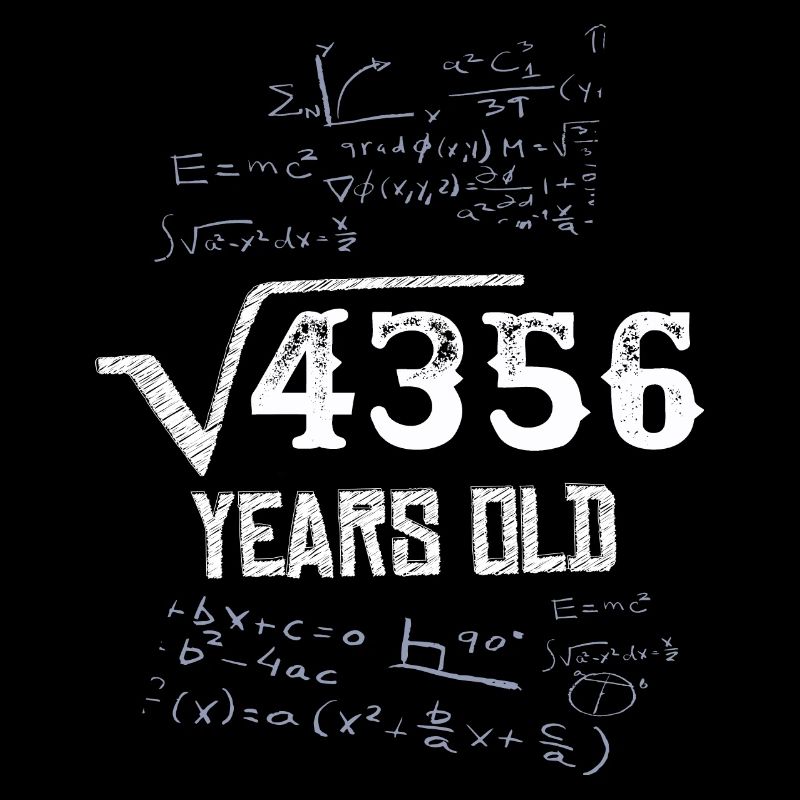 66e anniversaire 66 ans formule mathématique