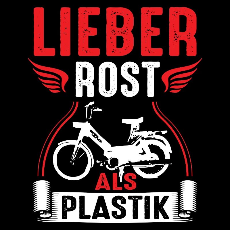 Lieber Rost als Plastik Zweitakt Roller Mofa Moped