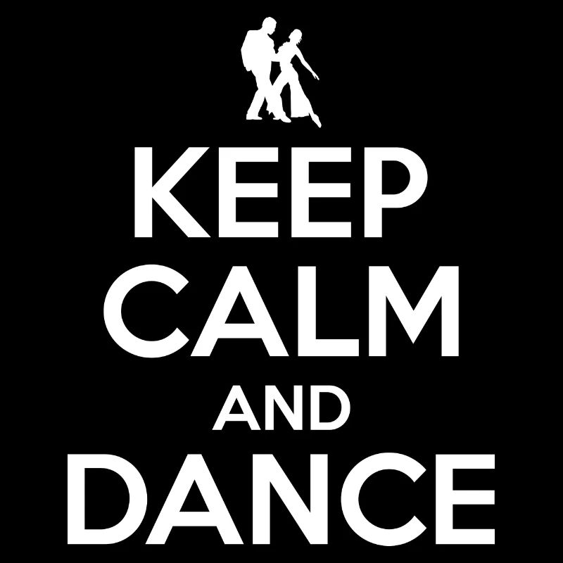 Restez calme et dansez - cadeau de danseur de salsa