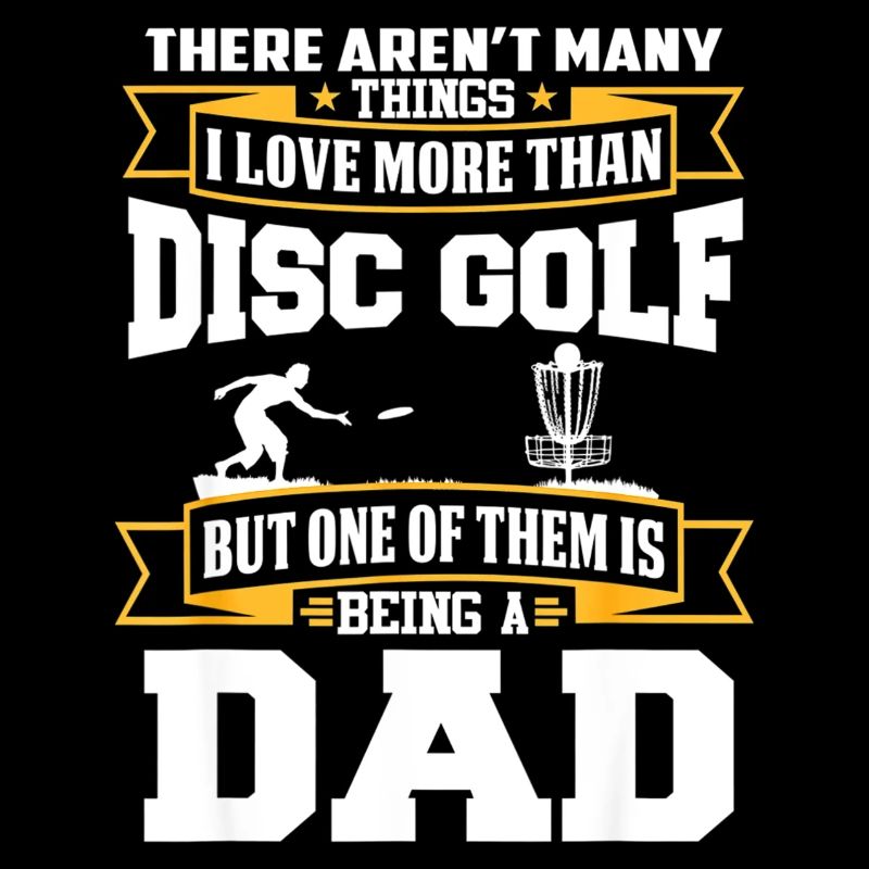 Frisbee Geschenk Ich bin ein Papa und Liebe Disc Golf