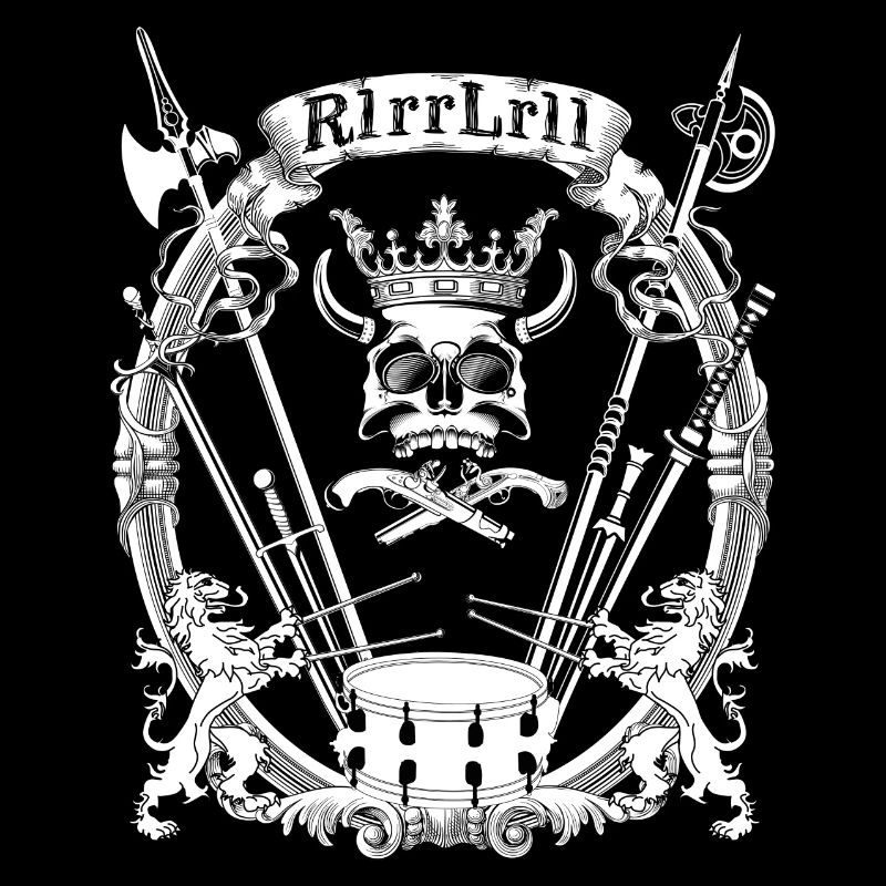 Drummer Schlagzeuger Paradiddle