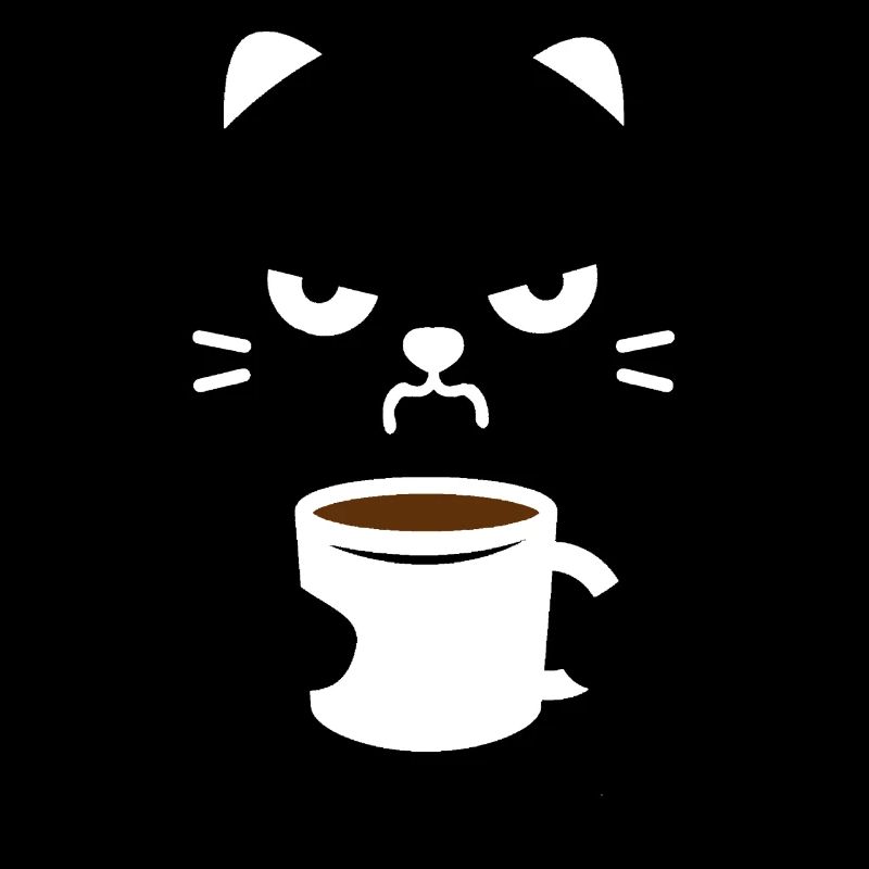 Kaffee Katzen Morgenmuffel Kaffeetrinker