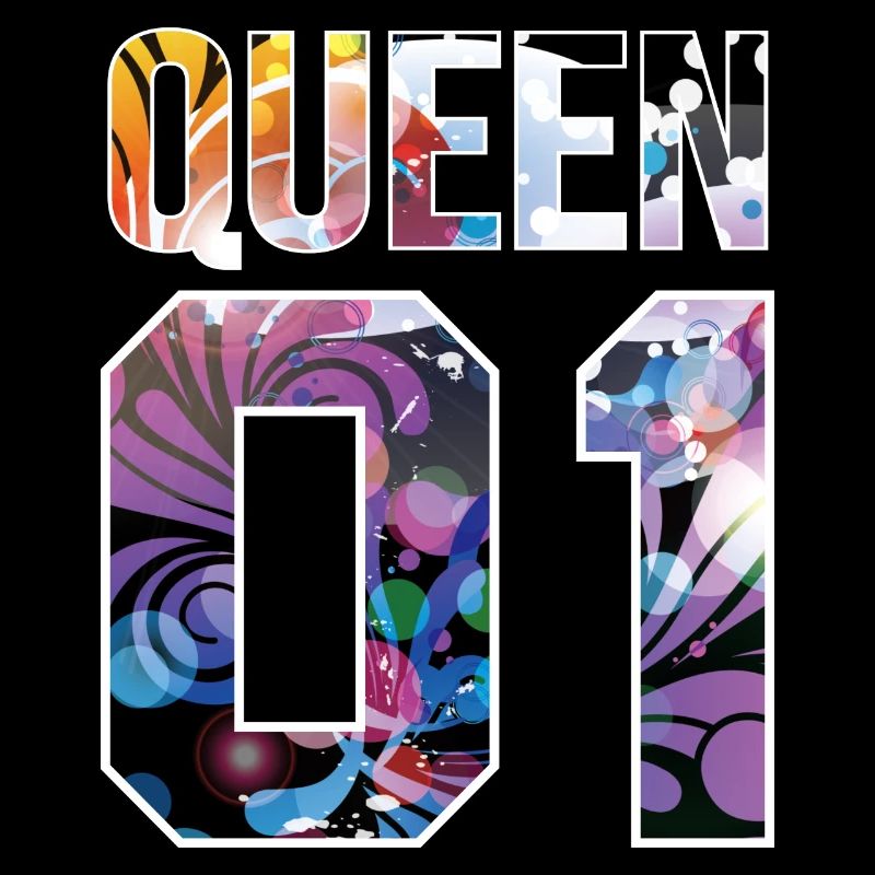 King Queen - Queen modern floral pattern