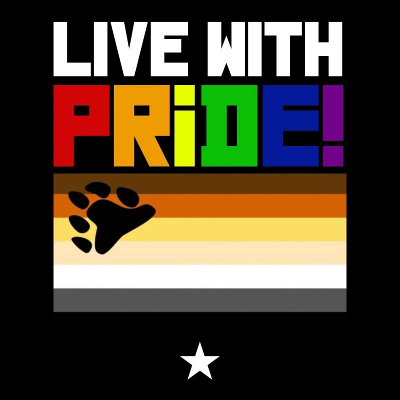 Drapeau de l’ours gay bear pride