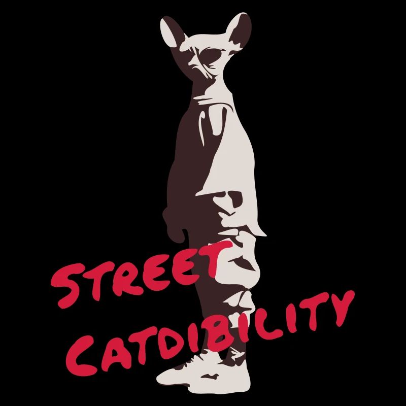 Street Catdibility Sphinx Cat HipHop Style