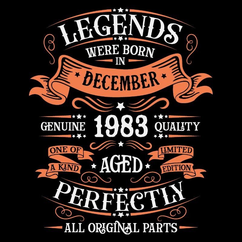 Die Legenden wurden im Dezember 1983 geboren Geschenk