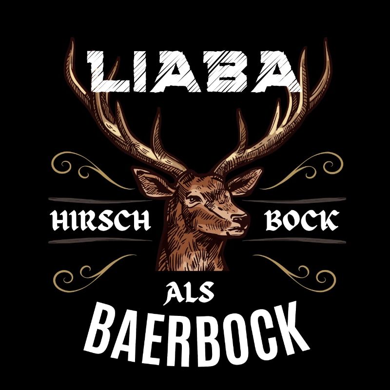 Hirschbock statt Baerbock bayrisch Hirsch Jäger
