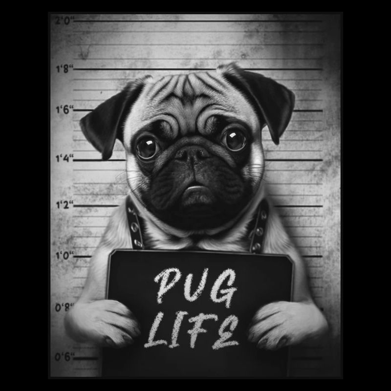 Pug Mugshot - Pug Life