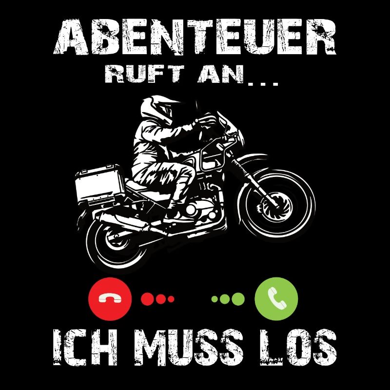 Abenteuer ruft an Motorrad