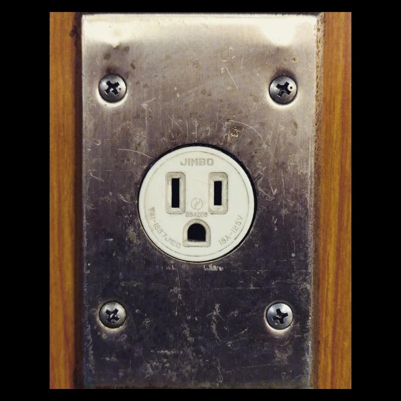 Sad electrical face