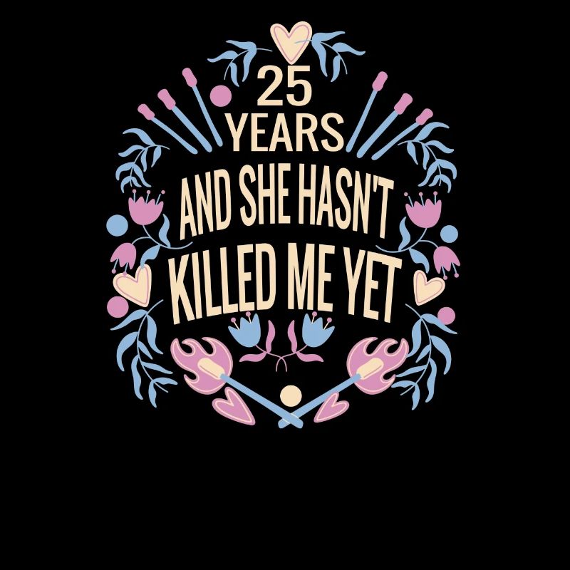 Silver Wedding 25th Anniversary Gift Idea Men