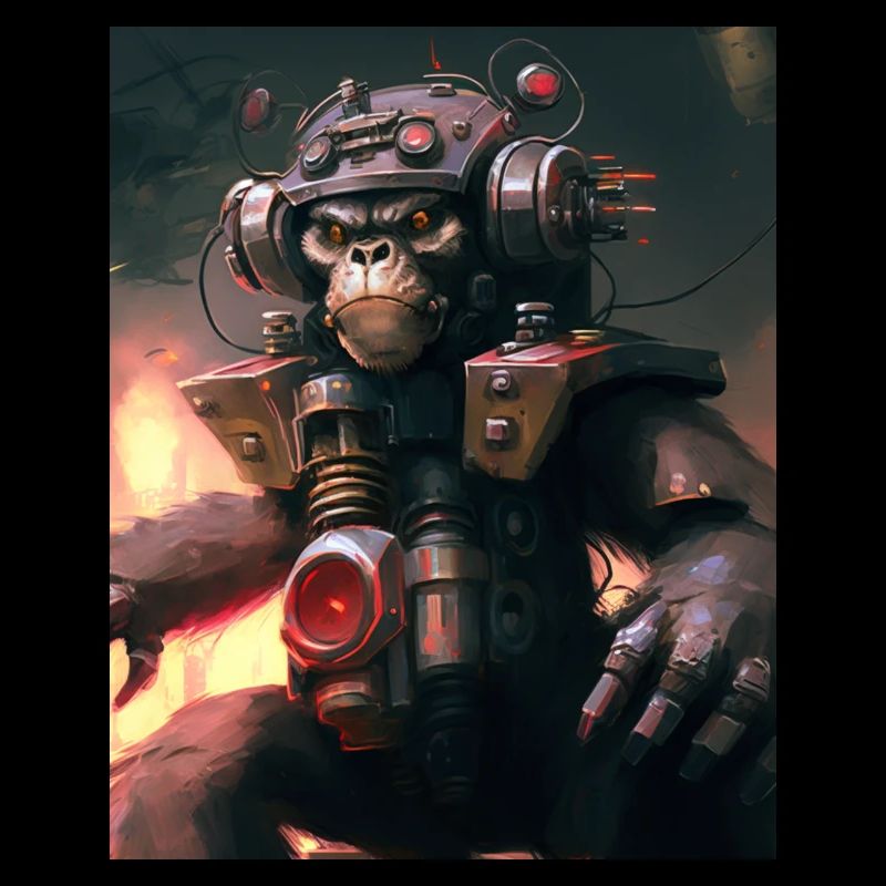 Cadeau de guerre des singes