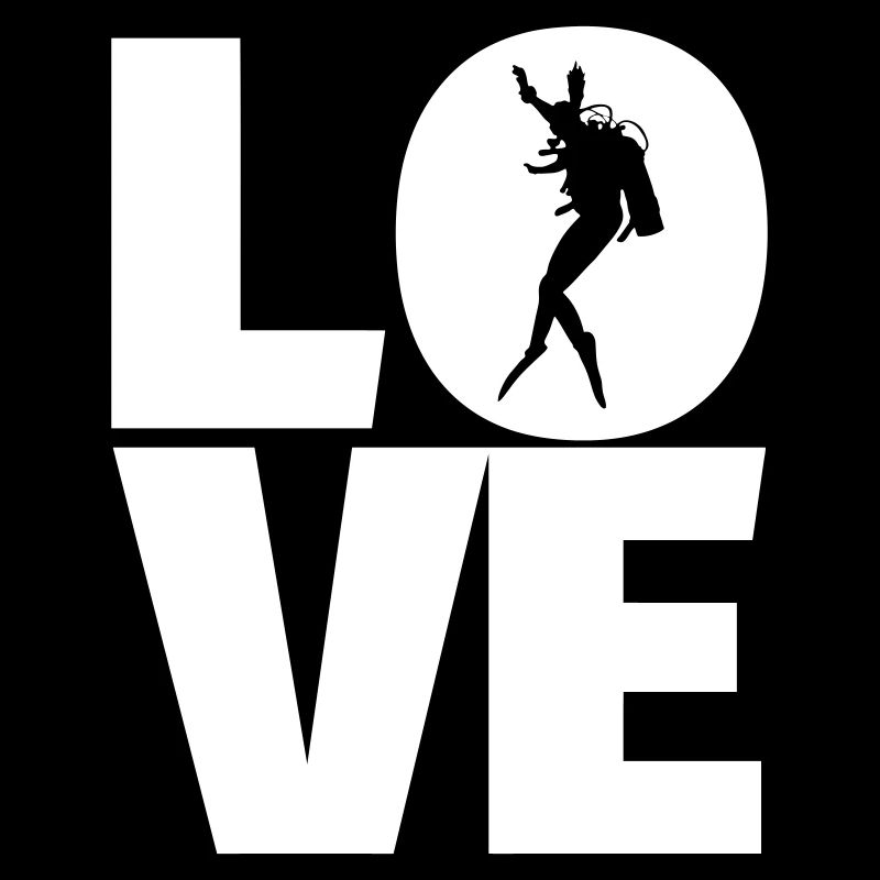 LOVE Diving- Taucher Geschenk