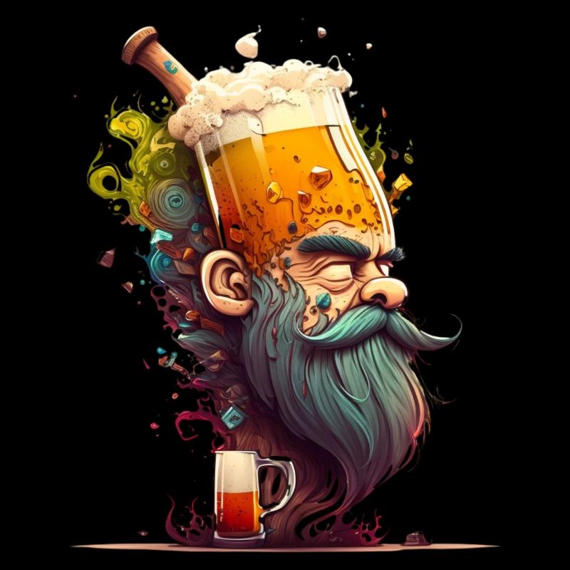 Cool Creative Craft Beer Motif