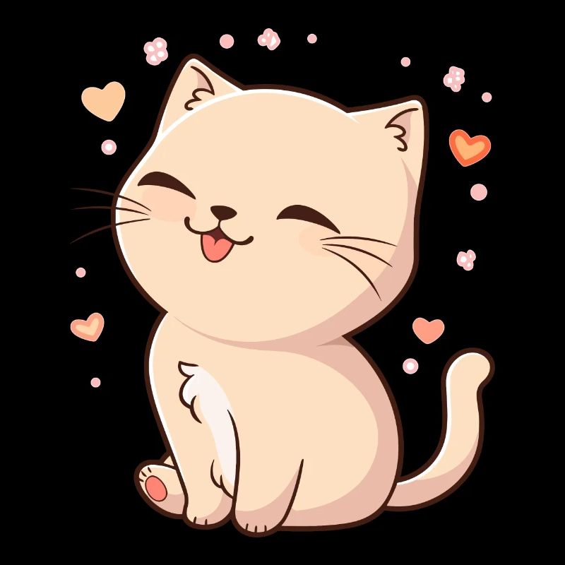 süße Kawaii Katze - süßes Kätzchen