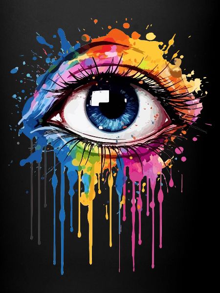 Expressive Rainbow Eye