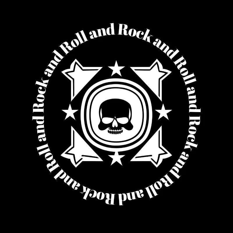 Rock and Roll - Skull