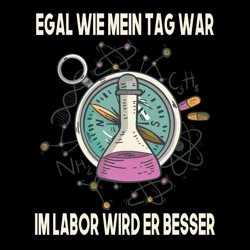 Egal wie mein tag war, im Labor wird er besser