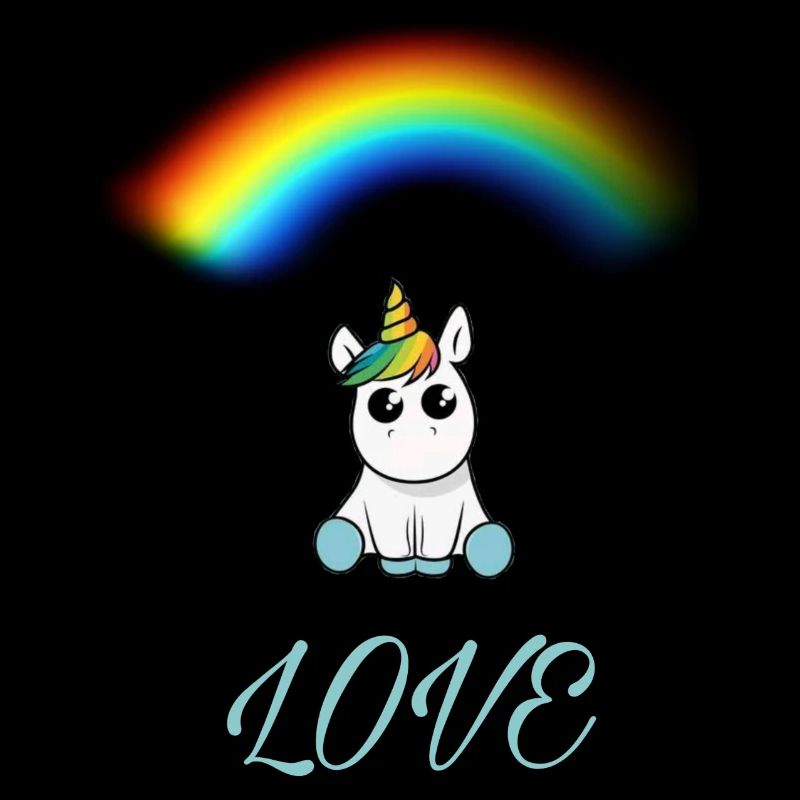 Einhorn MIT REGENBOGEN