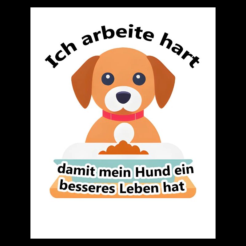 Ich arbeite hart!