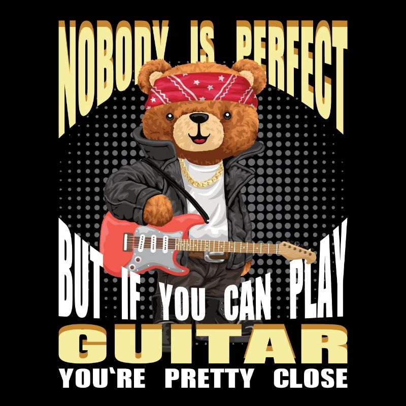 Guitar Teddy Bear - Nobody Is Perfect - Guitarist