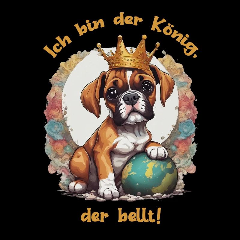 Ich bin der könig, der bellt! Boxer